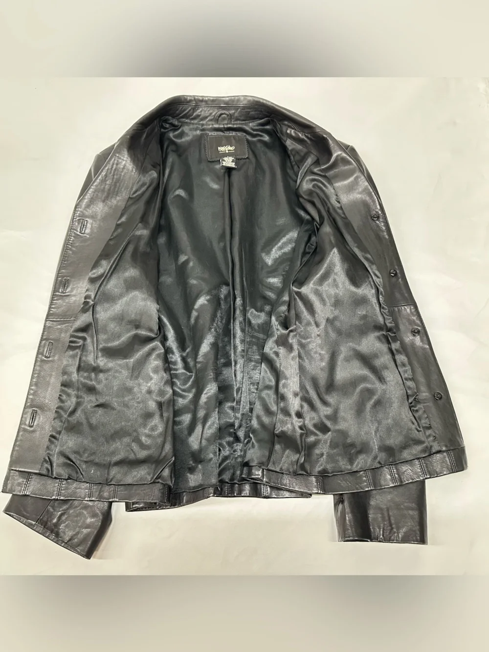 Vintage Y2K Mossimo Black Leather Jacket